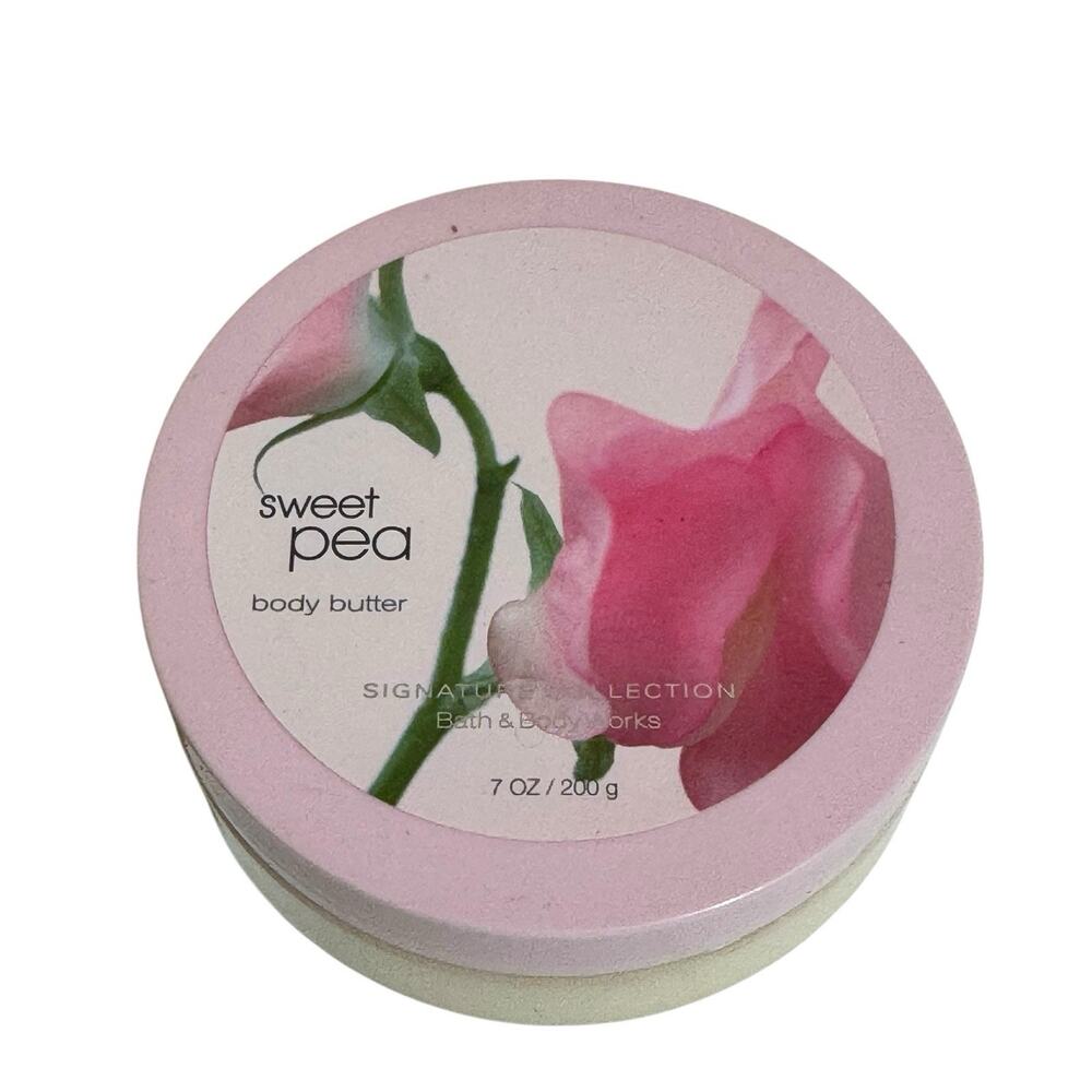 Bath & Body Works Sweet Pea Body Butter 7 oz Shea Rare Discontinued Retired-C